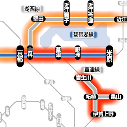 [台風の影響は？]7月17日の草津線の今の運行状況を知ろう！（三雲駅、甲西駅、石部駅）