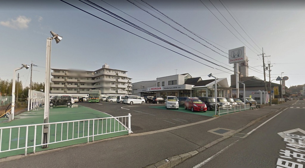 Honda Cars滋賀東三雲店が現在リニューアル工事!大きく生まれ変わるみたい。